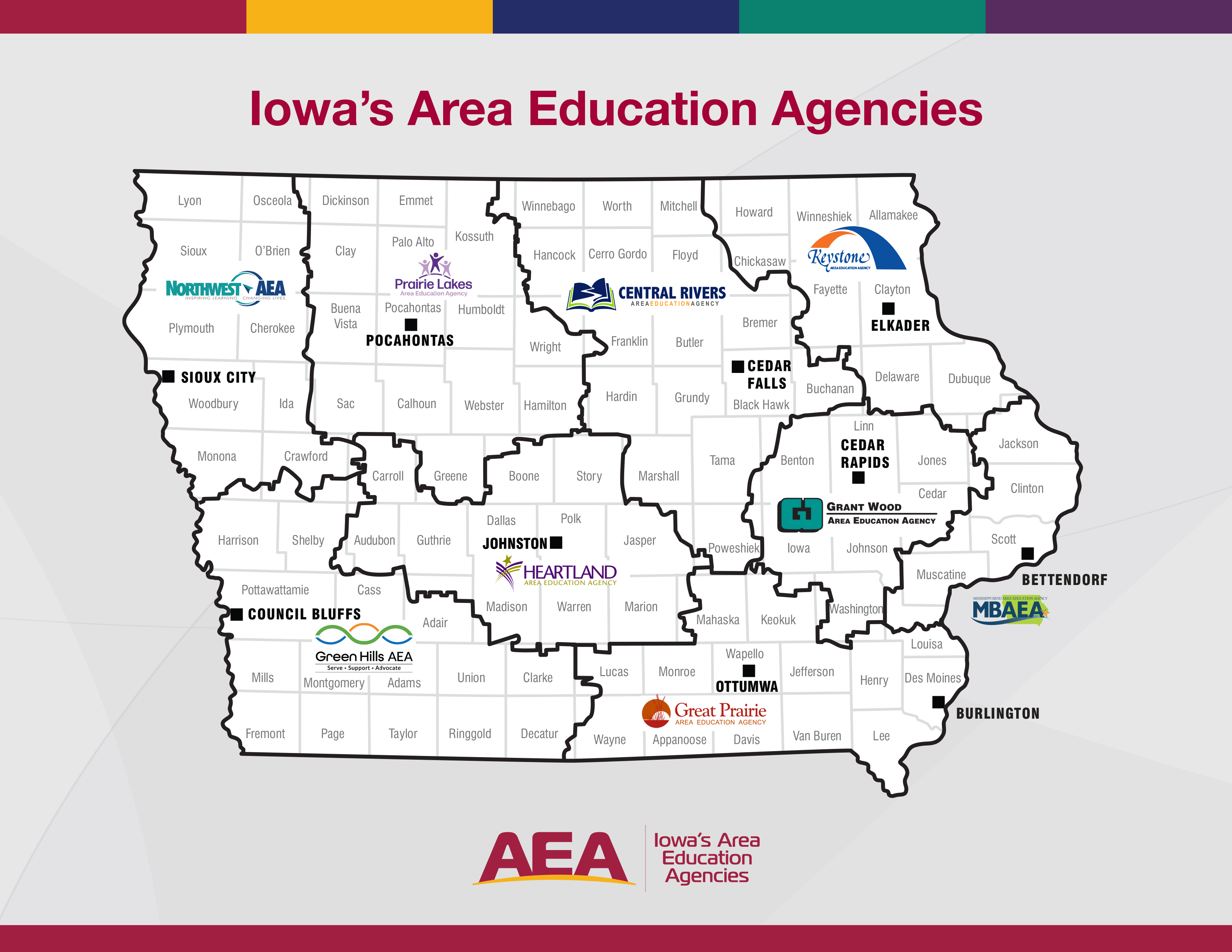 Figure 2. AEA map. Source: https://www.heartlandaea.org/app/uploads/2020/09/AEA_Iowa_StateMap.png